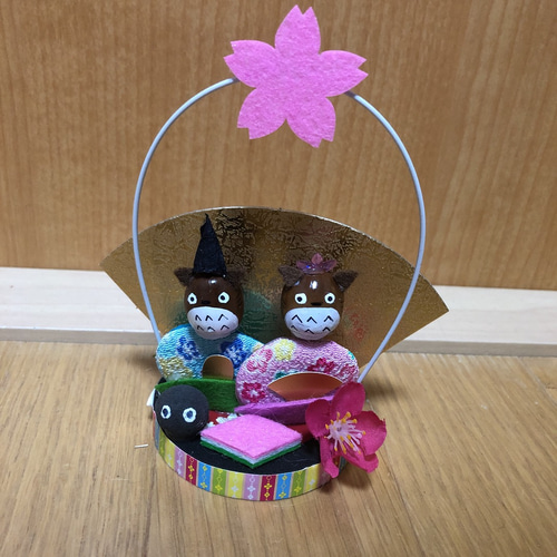 どんぐり人形ひな祭り飾り【置物】 その他人形 さおりん 通販 6885260