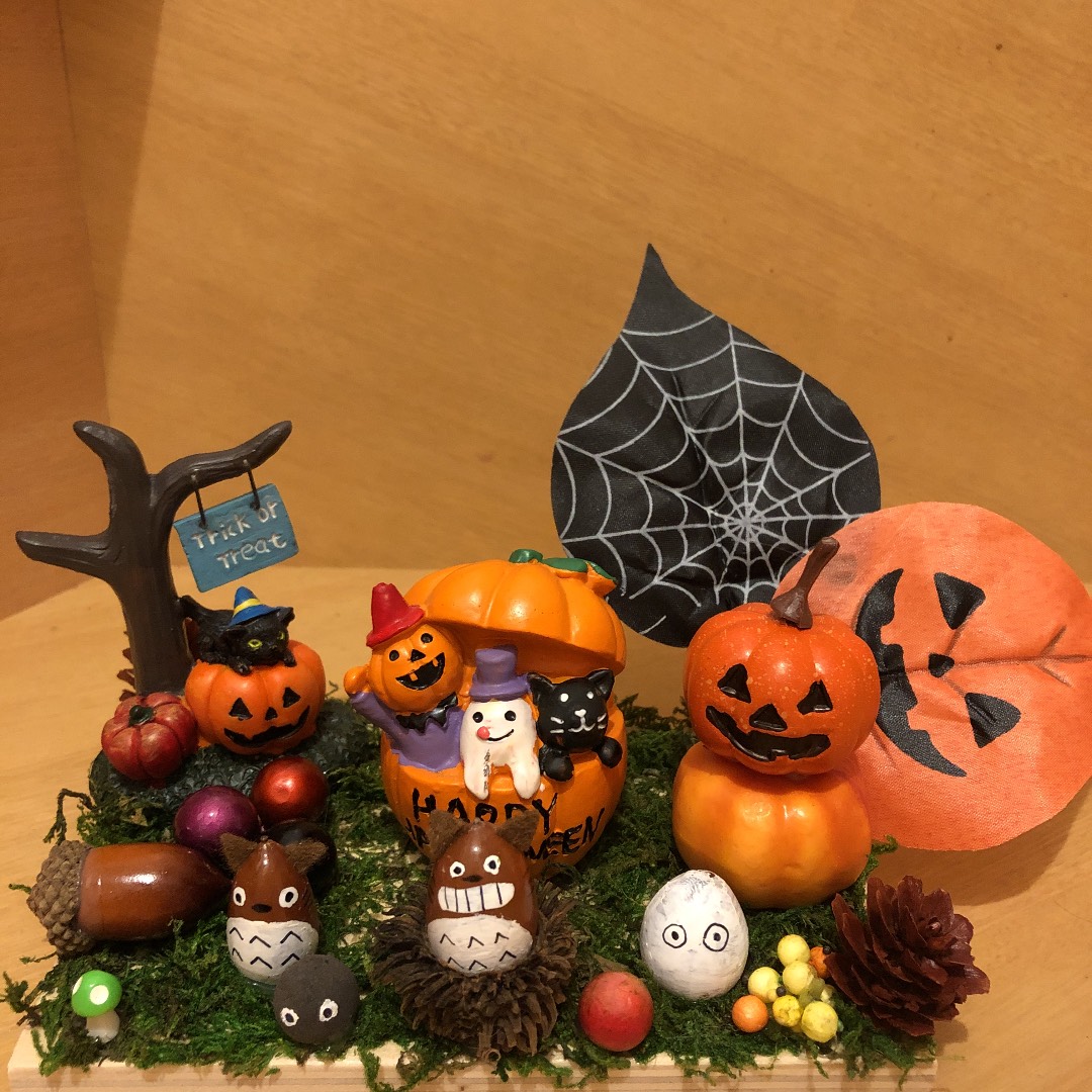 どんぐりアート　ハロウィン