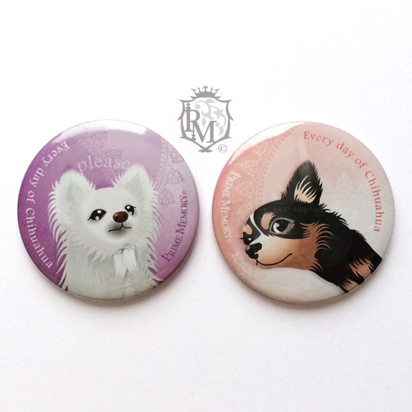 【未使用】アフロ犬　缶バッジ　20個　コンプ