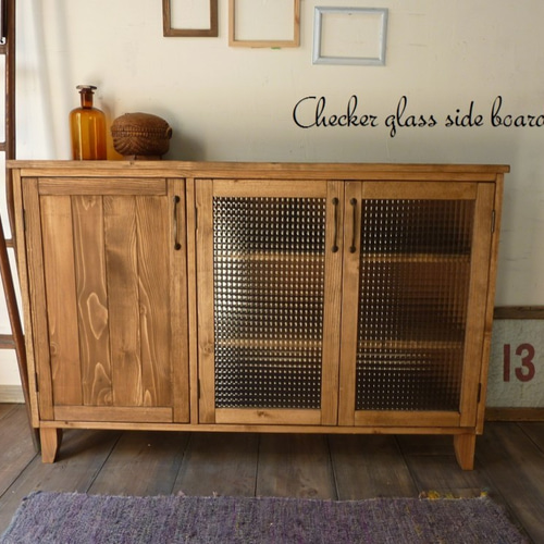 お洒落な　サイドボード　木製イエローハンドメイドキャビネット 楽天市場】5%offクーポン配布中 サイドボード キャビネット 完成品