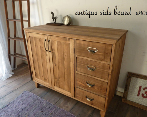 ハンドメイド　木製キャビネット 0_83ce4e4f986fd096f25148cefad1