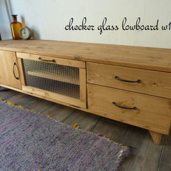 エイジング ウッドラック シェルフ w90 ハンドメイド 引き出し付き