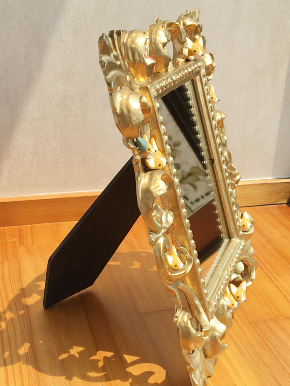 アンティークの鏡＆リトルコーギー 6枚目の画像