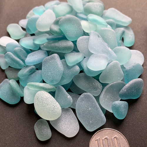 素材:Aランク青系Sシーグラス100g その他素材 Bla mon 通販 2413484