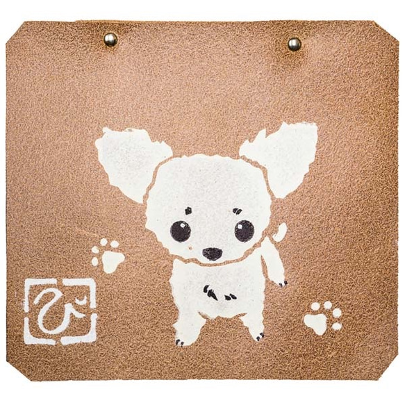 感謝価格　２点セット　トイレットペーパーホルダーカバー　チワワちゃん チワワ(白) ちわわ トイレットペーパーホルダーカバー 犬 雑貨
