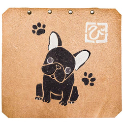 フレンチブルドッグ(黒) トイレットペーパーホルダーカバー 犬 雑貨