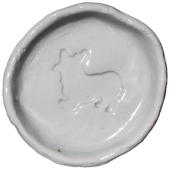 コーギーのシルエットが浮かぶ醤油皿（丸） 犬 食器 皿 人気・おすすめ｜売れ筋商品・話題商品におすすめ コスパ重視 安心配送 スピーディーにお届け