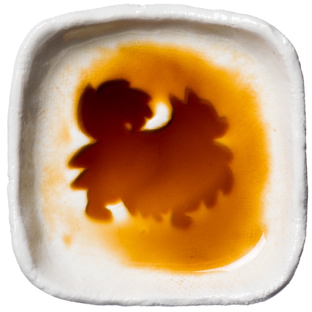 うつわやみたす　ポメラニアン　ポメ　犬　動物　プレート　acne pottery