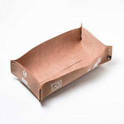 ダックスフンドのボックスティッシュケース ティッシュカバー 5.5cm 犬  プレゼント ギフト 革 雑貨 車 4枚目の画像