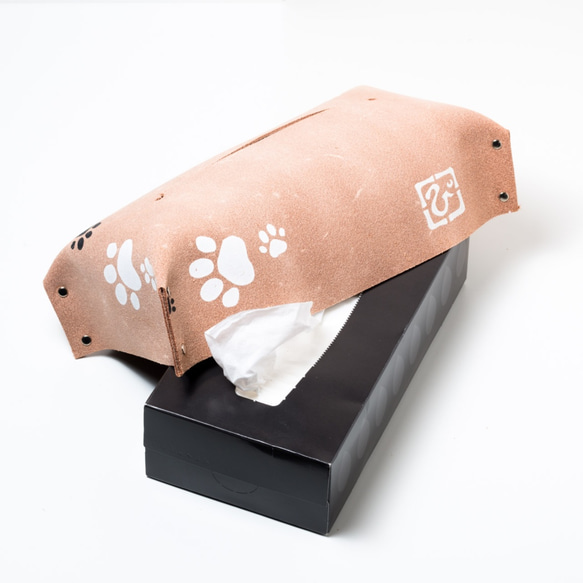 イタグレ イタリアングレーハウンドのボックスティッシュケース ティッシュカバー 5.5cm 犬  プレゼント 革 雑貨 5枚目の画像