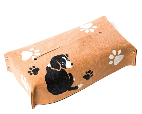 新品ピーナッツ犬ティッシュケース木製 チーク材 ティッシュボックスカバー ケース 0_612d9d62566342502a371b02592a