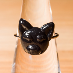 柴犬のカラーリング サイズフリー 指輪 2枚目の画像