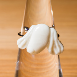 ダックスフンドのカラーリング サイズフリー 指輪 ダックス 3枚目の画像