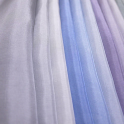 （K02）正絹　胴裏　手染め12枚　12色　はぎれセット　紫グレー系グラデーション　つまみ細工用布・吊るし飾りに 3枚目の画像