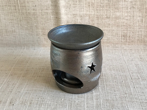 茶香炉(アロマポット) 星の模様 2枚目の画像