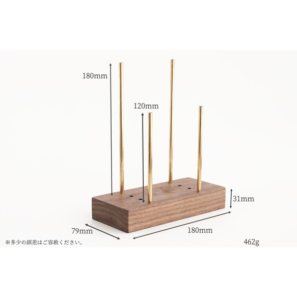 【ラッピング可】真鍮とウォールナットのブックスタンド No40 2枚目の画像