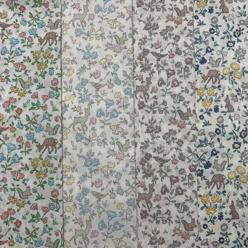 未開封　LIBERTY　Meadow Tails メドウテイルズ フレンチカラー CHECK&STRIPE - 2022年8月リバティプリント