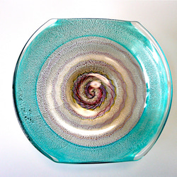 プラチナ箔  楕円小鉢 3枚目の画像
