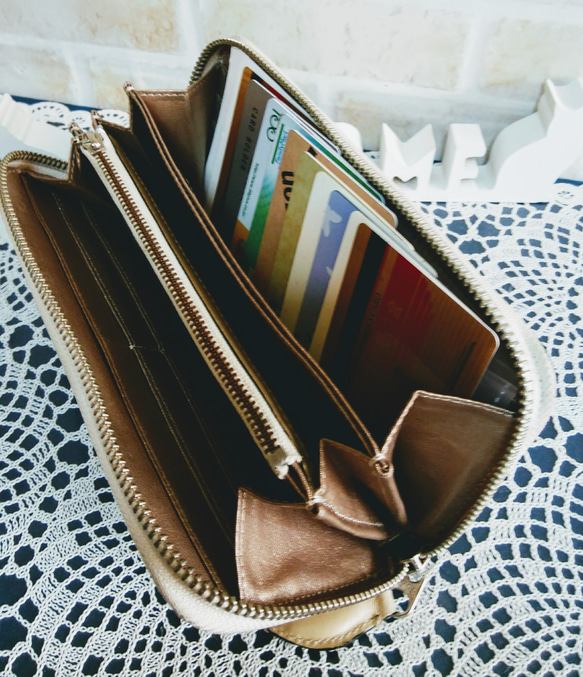 〔受注生産〕お財布スッキリ！長財布用インナーカード入れ：縦型収納：スケルトン12 人気・おすすめ｜使いやすい・旅行におすすめ 品質保証 全国発送 在庫限り