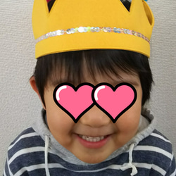 ベビー＆キッズ王冠 ハーフバースデーや誕生日の記念日に お祝いクラウン 4枚目の画像