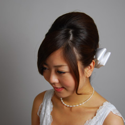職人が作る本格派花嫁様用ヘッドドレス＊やまとなでしこ＊一つ一つ丁寧に縫いました＊日本製【ｈ-019】 2枚目の画像