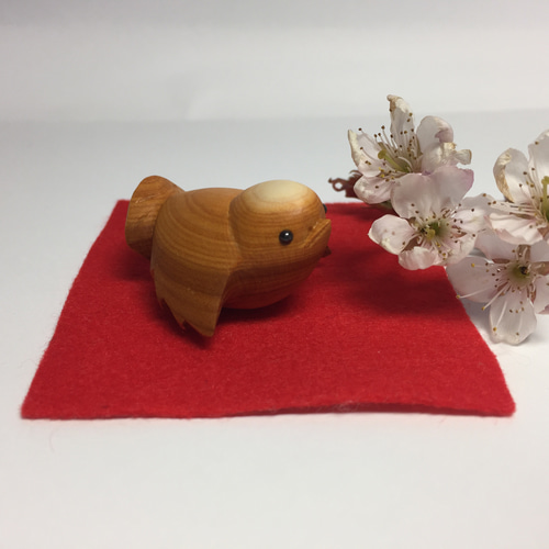 福来雀（ふくらすずめ）の根付 or ミニチュア置物 その他置物