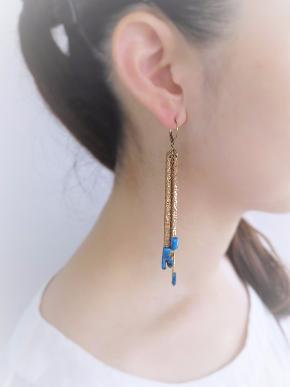 VINTAGE TURQUOISE EARRINGS ビンテージターコイズピアス VINTAGE TURQUOISE EARRINGS ビンテージターコイズピアス