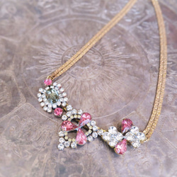 ヴィンテージネックレス ビジュー vintage necklace bijou <NC-FTRB2> 1枚目の画像