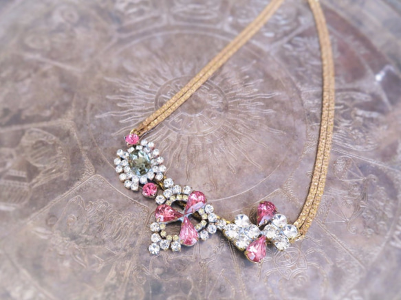 ヴィンテージネックレス ビジュー vintage necklace bijou <NC-FTRB2> 1枚目の画像