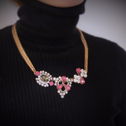 ヴィンテージネックレス ビジュー vintage necklace bijou <NC-FTRB2> 3枚目の画像