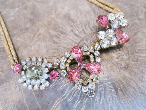 ヴィンテージネックレス ビジュー vintage necklace bijou <NC-FTRB2> 4枚目の画像