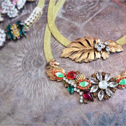 ヴィンテージネックレス ボタニカル vintage necklace botanical <NC-MSbtnc> 6枚目の画像
