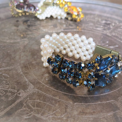 ヴィンテージビジュー&パールブレスレット vintage bracelet <PCL-BRnv> 7枚目の画像