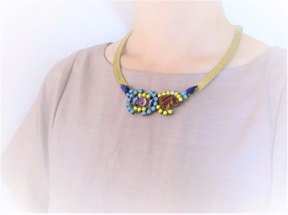 ヴィンテージネックレス ビジュー vintage necklace bijou <NC-MStqyl> 7枚目の画像