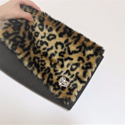 クラッチバッグ ヴィンテージビジュー＆ファー vintage bijou clutch bag <CBG-RB7> 6枚目の画像