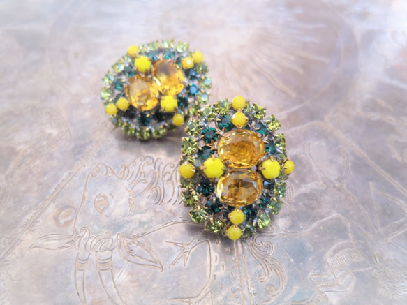 ヴィンテージイヤリング vintage earrings <ER-RBylgr> 2枚目の画像