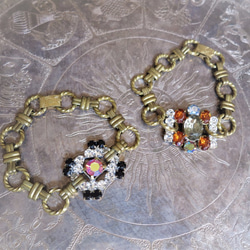 ヴィンテージビジューブレスレット vintage bijou bracelet <BL-RBbk> 2枚目の画像