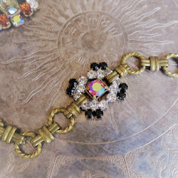 ヴィンテージビジューブレスレット vintage bijou bracelet <BL-RBbk> 3枚目の画像
