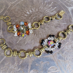 ヴィンテージビジューブレスレット vintage bijou bracelet <BL-RBbk> 6枚目の画像