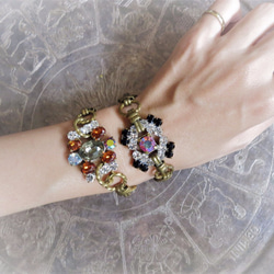 ヴィンテージビジューブレスレット vintage bijou bracelet <BL-RBbk> 7枚目の画像