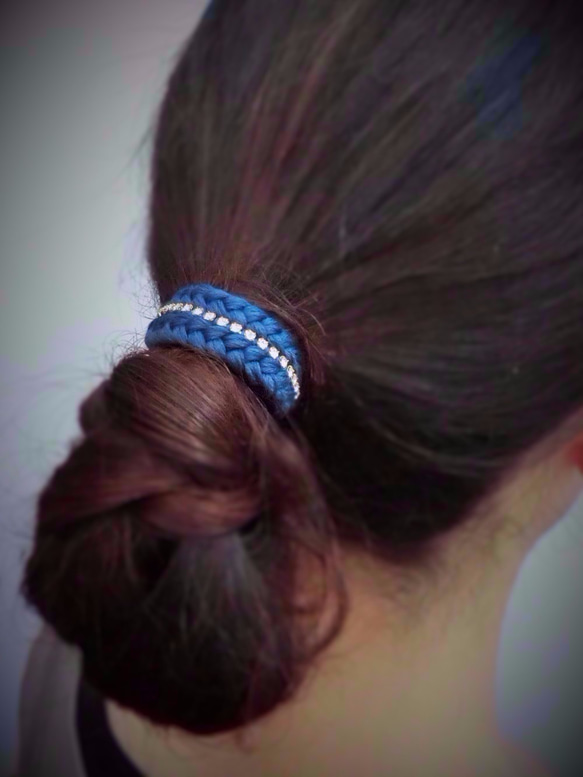 ヴィンテージビジューヘアゴム vintage hairtie <HT-BR18a> 5枚目の画像