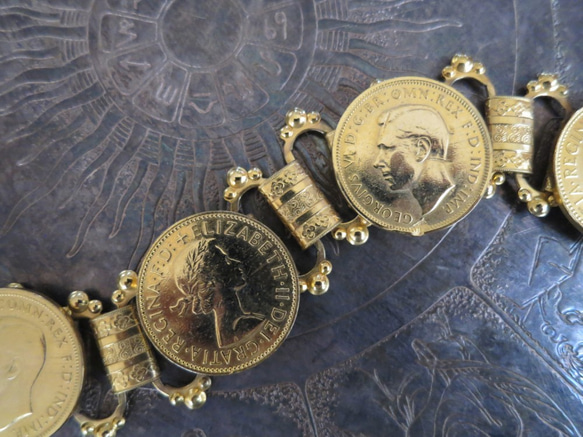 硬幣手鍊 復古手鍊 硬幣<BL4-1219> 第3張的照片