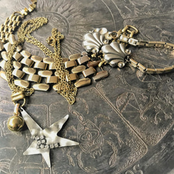 スターネックレス vintage necklace <NE3-L19> 8枚目の画像