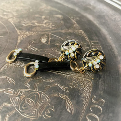 ホースビットイヤリング vintage earrings horse bit <PE8B-L19> 7枚目の画像