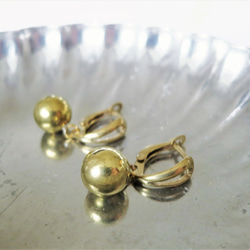 ボールピアス vintage ball earrings <PE10-0420> 2枚目の画像