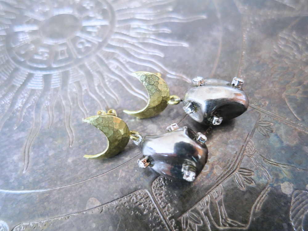 ドロップピアス vintage drop earrings <PE11-0420>