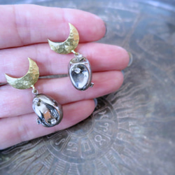 ドロップピアス vintage drop earrings <PE11-0420> 2枚目の画像