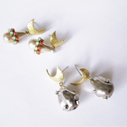 ドロップピアス vintage drop earrings <PE11-0420> 10枚目の画像