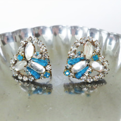 ヴィンテージビジューイヤリング ハート vintage earrings bijou <ER5-0420> 2枚目の画像