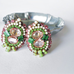 ヴィンテージビジューイヤリング vintage earrings bijou <ER1-0420> 3枚目の画像